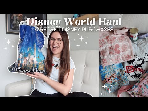 DISNEY SHOPPING HAUL 2024 ✨🏰 Everything I bought in Disney World, & other recent Disney finds!