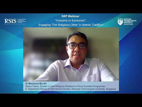 SRP Webinar by Prof Abdullah Saeed on 21 May 2024