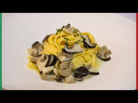 Simple and authentic pasta made with fresh mushrooms