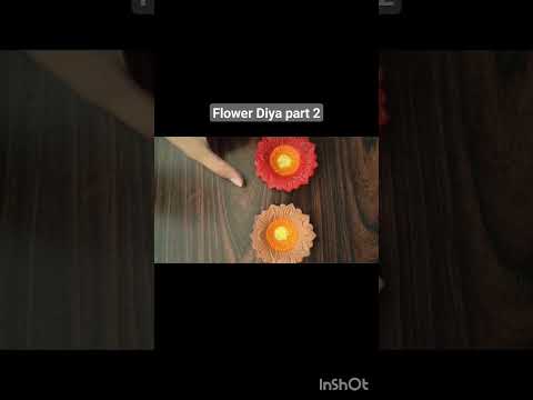 DIY Beautiful Flower Diya Easy way to Decoration Idea for Diwali 🪔Part 2 Diya Painting & decoration