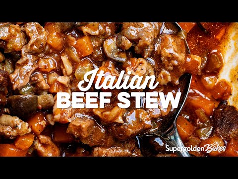 Rich and Delicious Italian Beef Stew | Supergolden Bakes