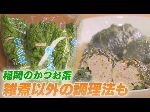 福岡の伝統野菜かつお菜　生産農家は認知度の低さを懸念　雑煮以外の活用を期待