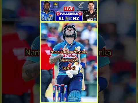 Pathum Nissanka | 3rd ODI vs New Zealand #trendingshorts