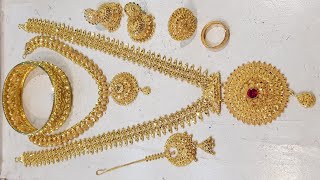 Latest Gold Bridal Set With weight&Price