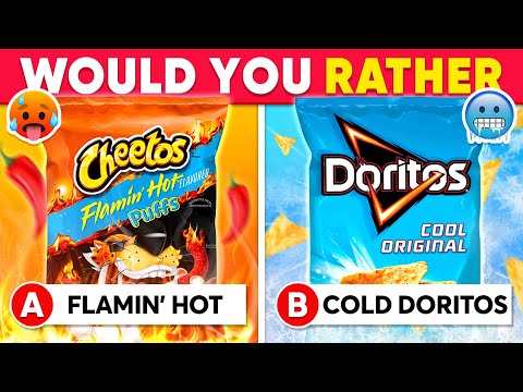 Would You Rather...? HOT vs COLD | FOOD Edition 🔥❄️ Daily Quiz