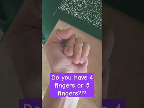 4 fingers 1 thumb