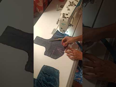 Lining blouse front dots marking and Stitching for beginners #fashion #shortsviral