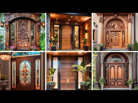 Wooden door design for home /Home entrance doors #door #2025