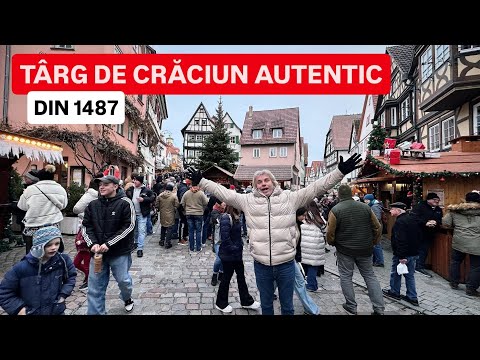 🔴 AȘA ar trebui să ARATE un TÂRG de CRĂCIUN AUTENTIC! Sunt într-un SAT MEDIEVAL din GERMANIA