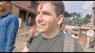 Only Hindus Allowed in the Temple But...  #nepal #pashupatinath