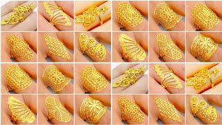 Latest and Beautiful Gold ring design for Women ||Ladies finger ring designs ||Ring Designs 2024