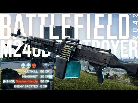 The M240B DESTROYS The Enemy Team In Battlefield 2042