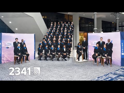 UNITED Class 2341 Flight Attendant Graduation