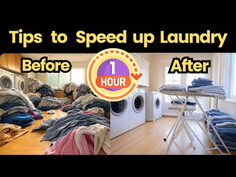 10 Hacks to Speed Up Your Laundry Process for Busy Moms #LaundryHacks