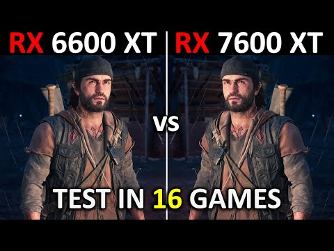 RX 6600 XT 8GB vs RX 7600 XT 16GB | Test in 16 Games at 1080p | 2024