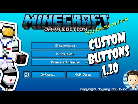 You Can Make CUSTOM MENU BUTTONS in Minecraft 1.20