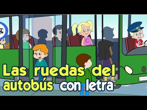 LAS RUEDAS DEL AUTOBUS KAKAOKE CANCIONES INFANTILES por COLETAS Y PACHETE