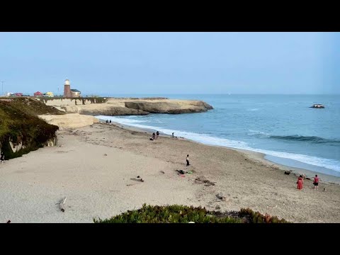 [4KHDR]  E-Bike Ride on West Cliff Drive, Santa Cruz