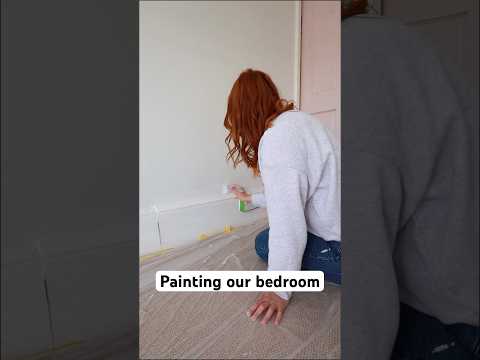 Painting out bedroom in our Victorian home #homeimprovement #homerenovation #victorianhome