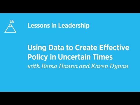 Using Data to Create Effective Policy in Uncertain Times