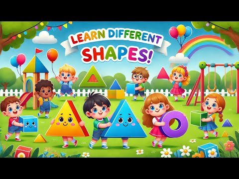 Learn Shapes with Real-Life Examples for Kids, Educational Fun For kids