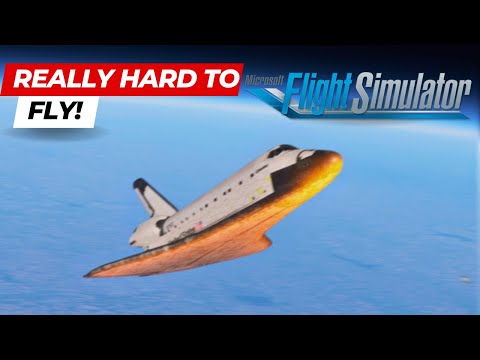 I Flew The BRANDNEW Fully Modelled Space Shuttle in MSFS (I Crashed)