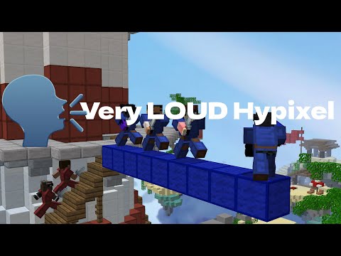 A very loud Hypixel video