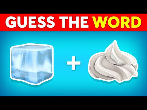 Guess the WORD by Emojis? 🤔 Emoji Quiz (101 Words)