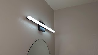 LED Bathroom light Sconce UNBOXING and FULL INSTALLATION