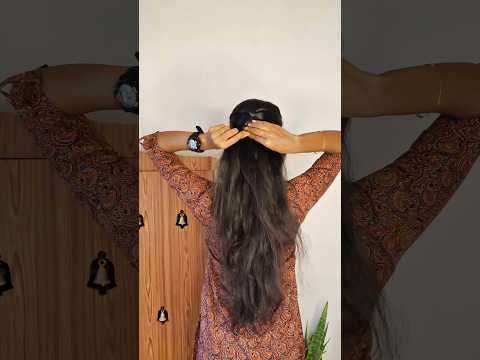 Day32 of Hairstyle Series✨🤎#hairstyle #shorts #shortvideo #hairstylehack #hairstyletutorial