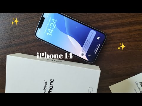 ISTORE PREOWNED iPhone 14 blue (256gb)| Unboxing & Set-up| 2024