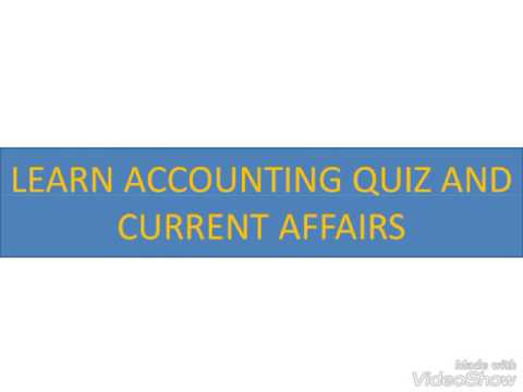 Learn accounting quiz 2