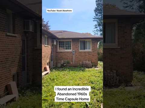 I found an Incredible Abandoned 1960s Timecapsule house #abandonedhome #abandonded