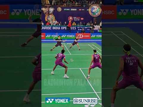 Intense Rally between Satwik/Chirag and Japanese Pair 🤯💥#satwiksairajrankireddy#chiragshetty#shorts