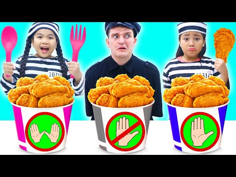 No Hands One Hand vs Two Hands Challenge | Crazy Food by KidsPlay