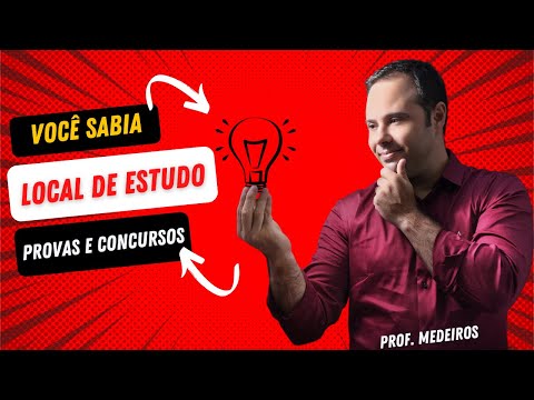 AULA DE MENTORIA PARA PROVAS E CONCURSOS - LOCAL DE ESTUDO