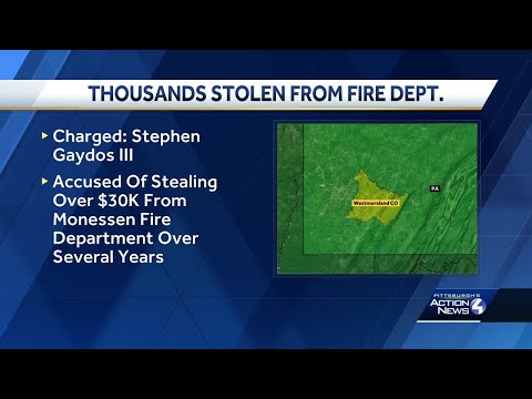 Fire leader accused of stealing 30K from Monessen Fire Department