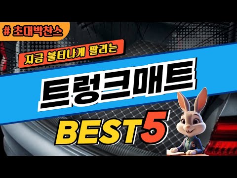 2025 초대박 찬스 트렁크매트 추천 대박 가성비 베스트5! 후기 비교