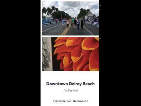 Downtown Delray Beach Thanksgiving Weekend Art Festival