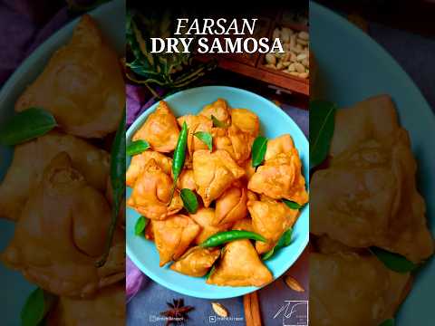 Mini Samosa | Dry Samosa | Diwali Snacks | Dry Farsaan Samosa | Haldiram Samosa Recipe | #shorts