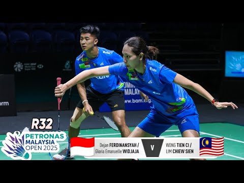 Dejan Ferdinansyah/Gloria Emanuelle Widjaja vs Wong/Lim || R32 Malaysia Open 2025