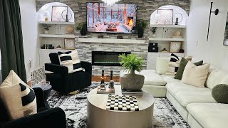 2025 COZY WINTER DECOR IDEAS | LIVING ROOM REFRESH | DECORATE WITH ME | LIVING ROOM DECORATING IDEAS