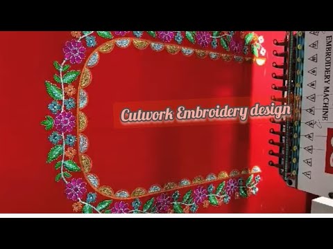 ✨ Cutwork Blouse ✨ Computer Embroidery work✨#cutworkdesign