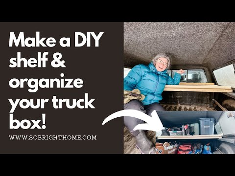 Easy Truck Packing Solution | DIY Truck Box Shelf