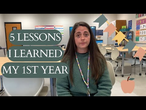 5 Lessons I Learned My First Year Teaching 👩‍🏫