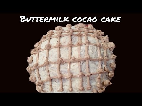 Buttermilk cocao cake #chocolatecake #buttermilkrecipes #cocao #cakerecipes #trending #easyrecipe#yt