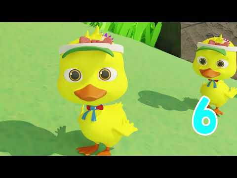 Ten Little Duckies | Marmar and Zay Nursery Rhymes | Number Song for Children