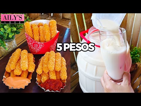 DINUDUMOG TRENDING MABENTA PATOK NA PANGNEGOSYO - CRUNCHY CHEESE STICKS | BUKO PALAMIG | BUKO JUICE