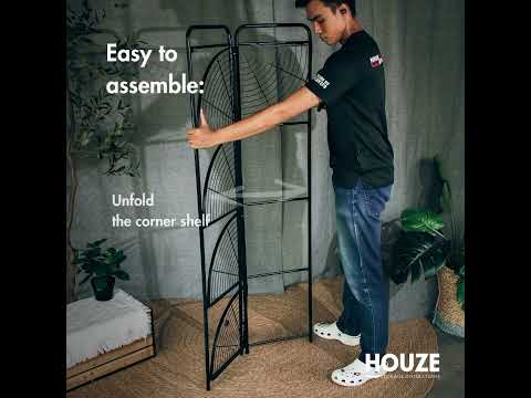 HOUZE | SLIM Foldable Corner Shelf