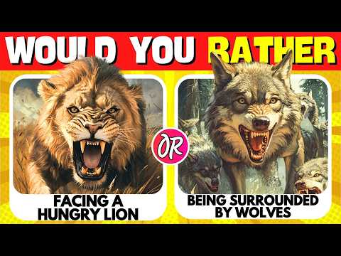 Would You Rather? Animals Edition Hardest Choices Ever 🦁🐯🐸 | Random Quizzes